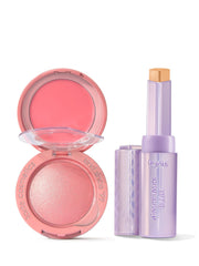 shape tape TM blur & blush - blurring concealer stick & macaron blush and glow duo